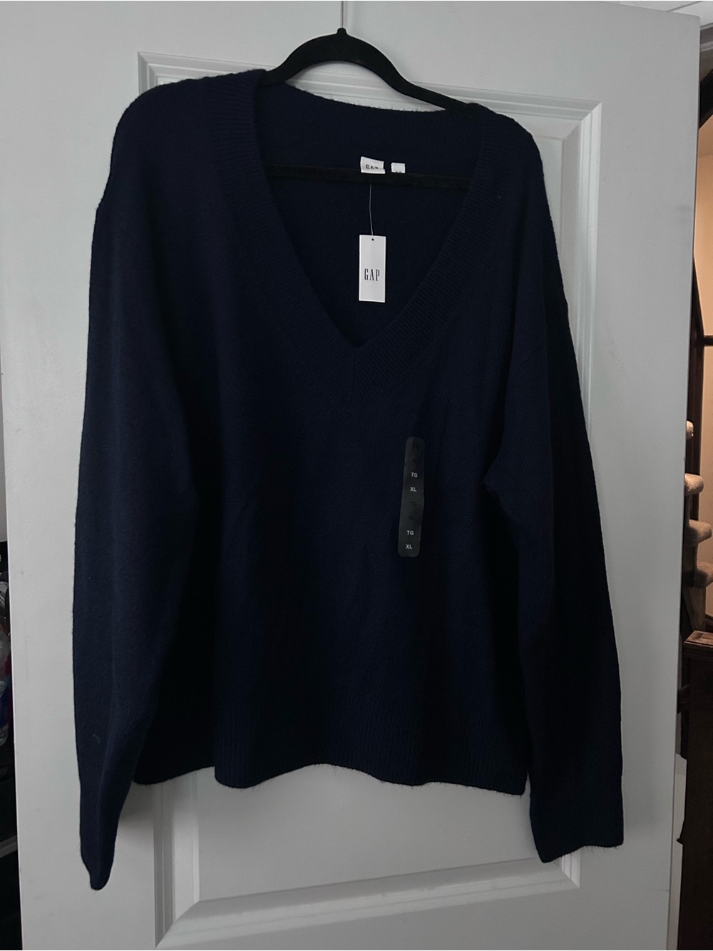 NWT Gap Relaxed Forever Cozy V-Neck Sweater